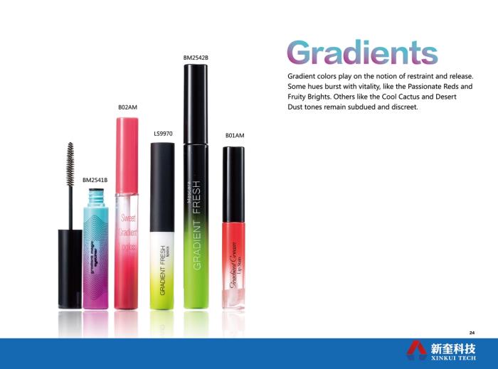 Gradients: Gradation spray coating